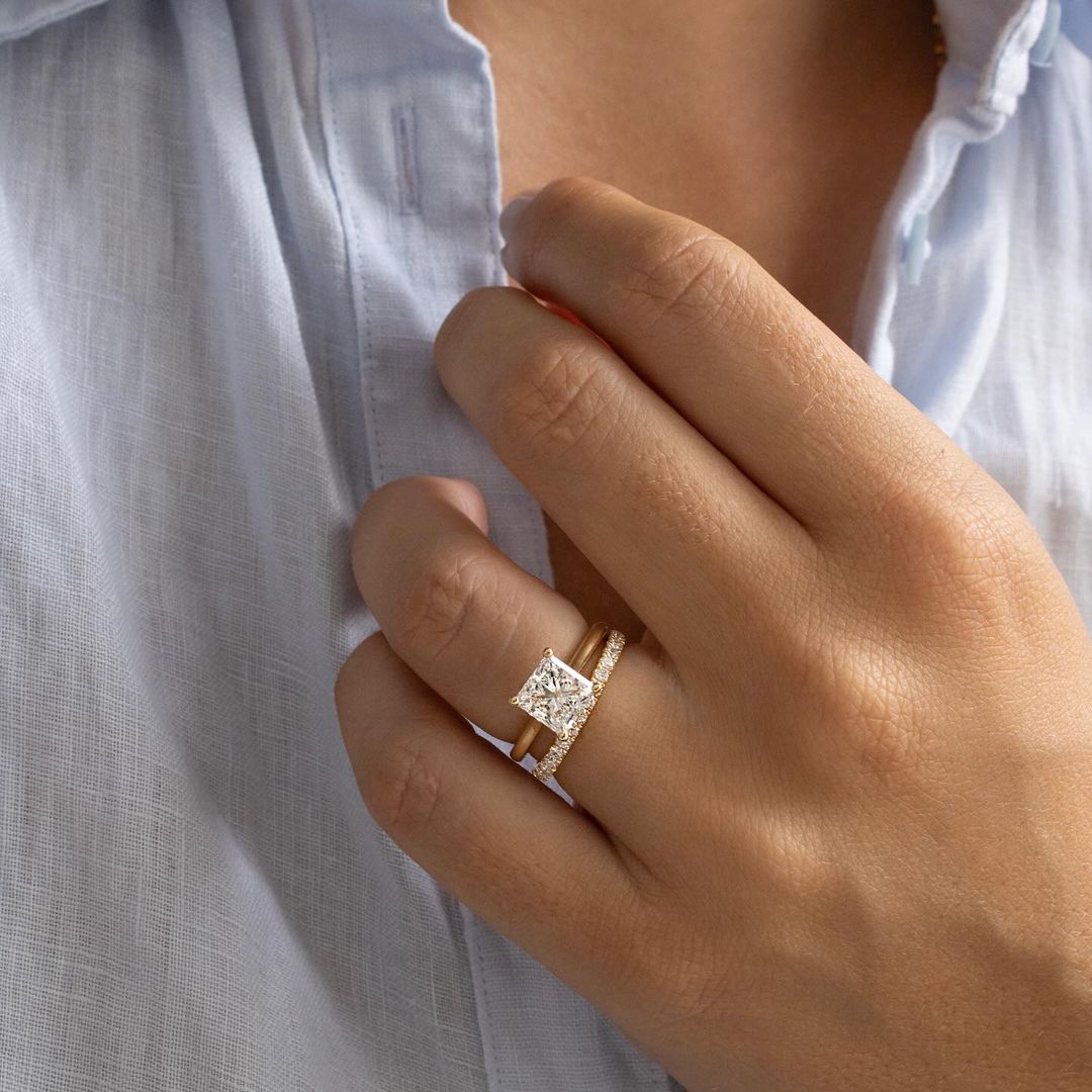 2.5ct Princess Cut Solitaire Lab Grown Diamond Ring Designer gold ring set with high-quality diamonds, perfect for gifting.  Beautifully crafted diamond and gold ring, blending tradition with contemporary style. YouTube Amazon Facebook Weather Google Gmail Wordless WhatsApp Web Translate News blog post ring ceremony Article Life Money 2025 design Ring Ceremony Diamond Shape Diamond Ring Surat Diamond India Market Diamond Ring for Her Diamond Ring for Men Diamond Ring Women Engagement Ring Finger For Her 