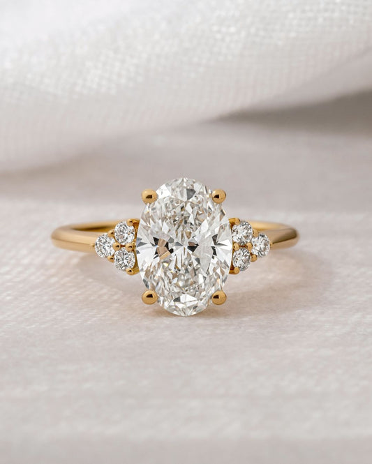 5ct Oval Cut Center Lab Grown Diamond With Two Side tiny Round Cut Lab Grown Diamond Premium diamond gold ring, crafted with intricate details and a refined finish. Classic gold band enhanced with shimmering diamonds, suitable for all occasions. YouTube Amazon Facebook Weather Google Gmail Wordless WhatsApp Web Translate News blog post ring ceremony Article Life Money 2025 design Ring Ceremony Diamond Shape Diamond Ring Surat Diamond India Market Diamond Ring for Her Diamond Ring for Men Diamond Ring Women 