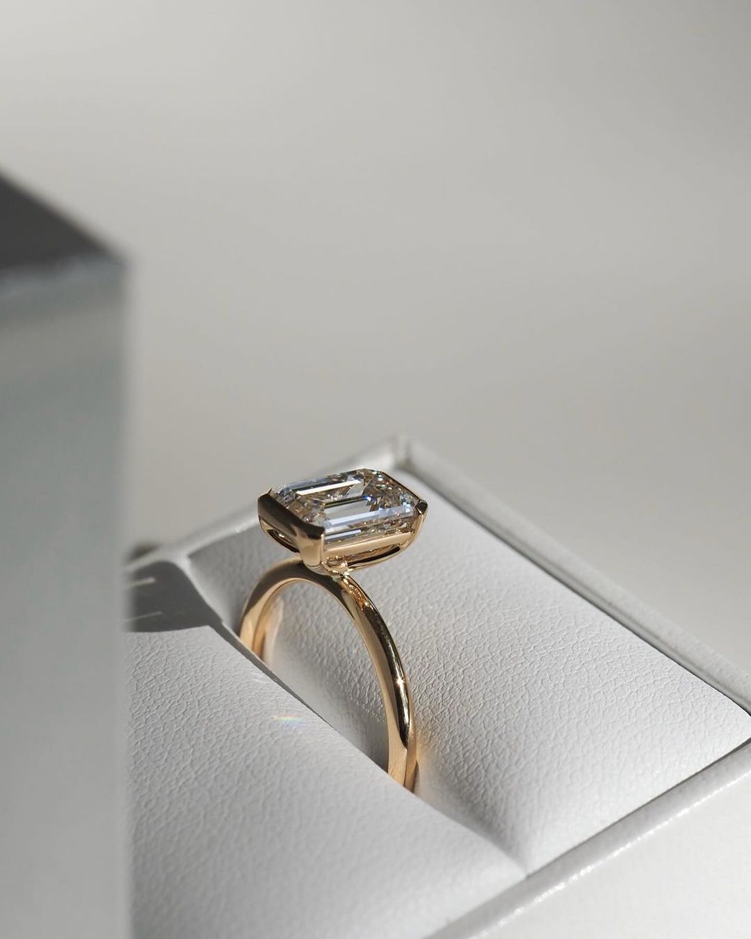4.5ct Emerald Cut Half Bezel Lab Grown Diamond Ring This stunning diamond ring, set on a timeless gold band, combines elegance and modern design. Its radiant, carefully crafted diamond centerpiece captures light beautifully, making it the perfect symbol of love and commitment. YouTube Amazon Facebook Weather Google Gmail Wordless WhatsApp Web Translate News blog post ring ceremony Article Life Money 2025 design Ring Ceremony Diamond Shape Diamond Ring Surat Diamond India Market Diamond Ring for Her 