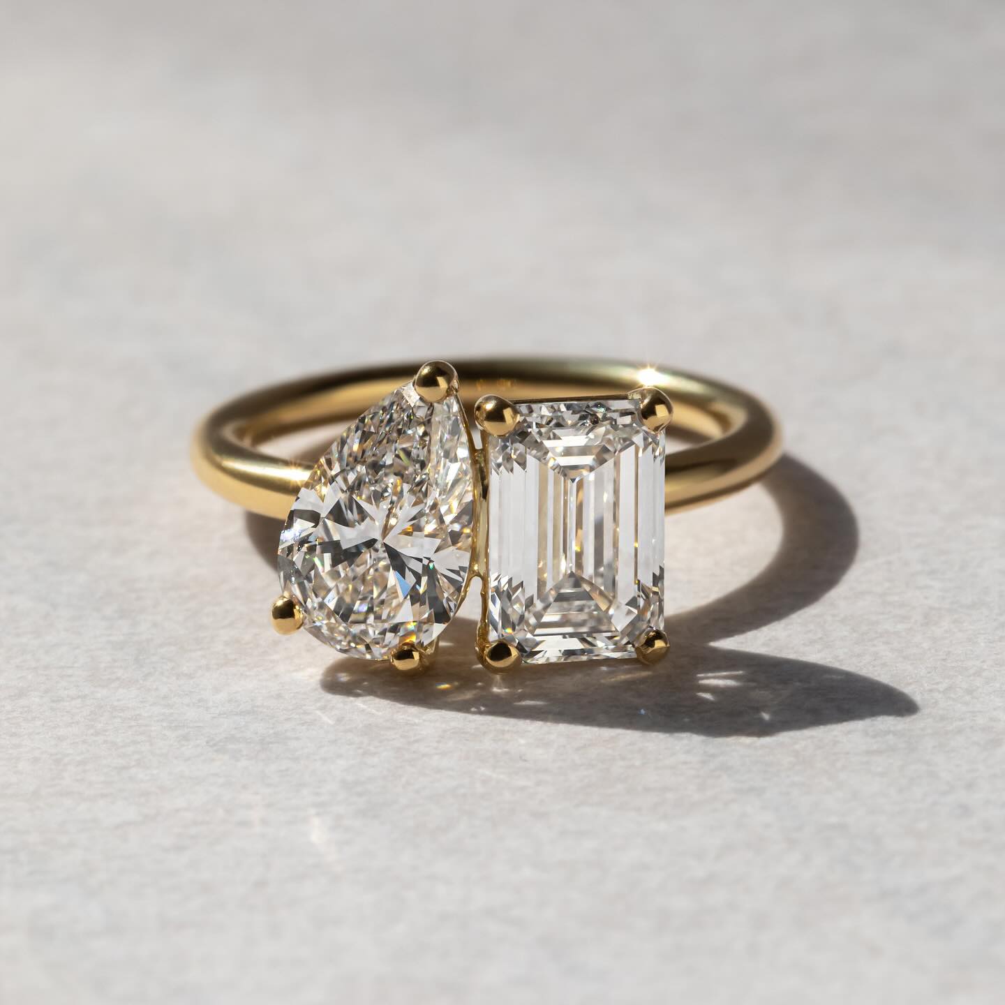 3ct Pear & Emerald Toi Et Moi Lab Grown Diamond Ring diamond engagement ring with a sleek gold band, featured on a hand with a minimalist manicure. Ideal for bridal jewelry collections, luxury fashion, or romantic proposal moments. YouTube Amazon Facebook Weather Google Gmail Wordless WhatsApp Web Translate News blog post ring ceremony Article Life Money 2025 design Ring Ceremony Diamond Shape Diamond Ring Surat Diamond India Market Diamond Ring for Her Diamond Ring for Men Diamond Ring Women Engagement 