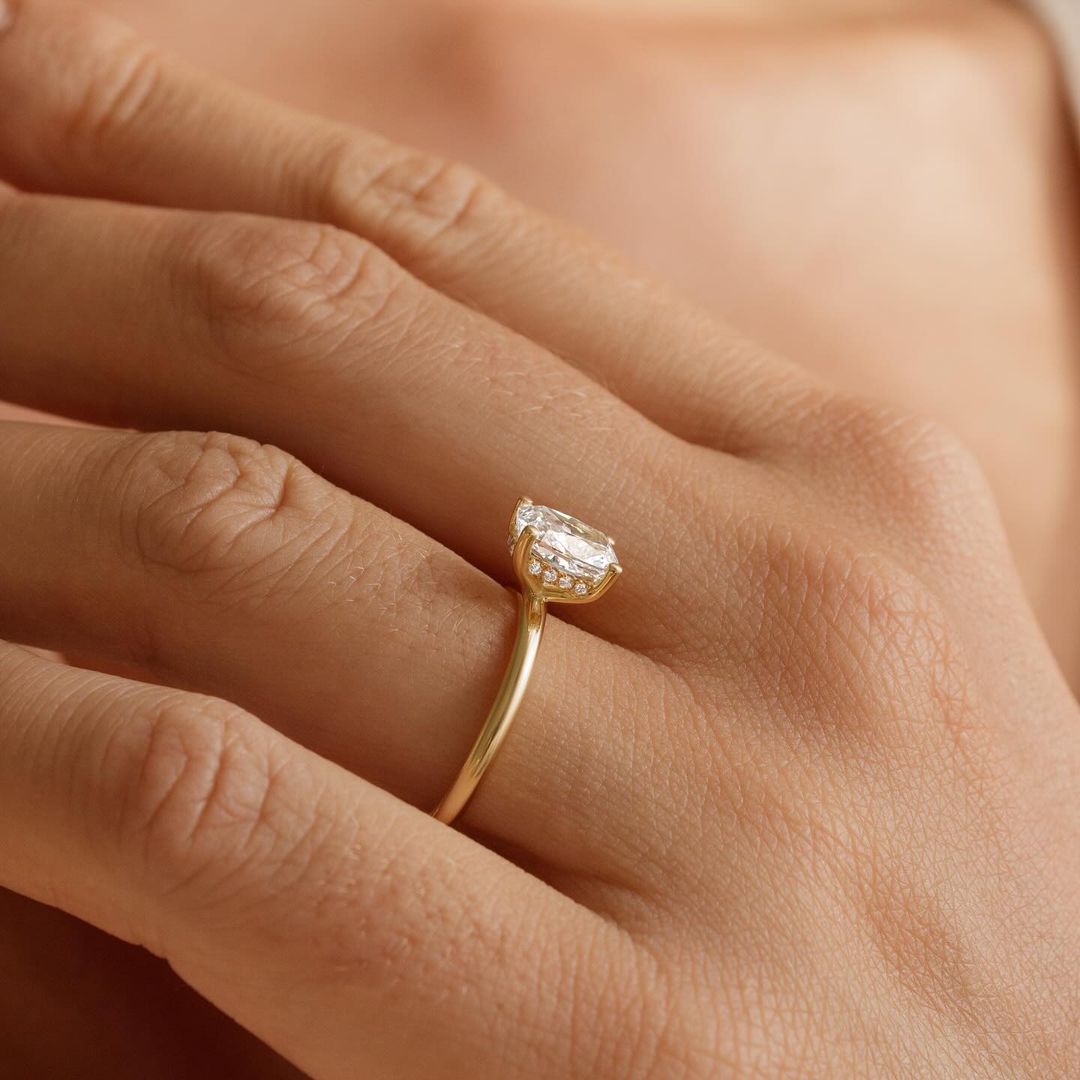 4ct Oval Cut Hidden Halo Lab Grown Diamond Ring The sleek gold band enhances its modern yet classic appeal, offering a perfect balance of luxury and refinement. diamond ring, gold engagement ring, luxury bridal jewelry, wedding accessories, YouTube Amazon Facebook Weather Google Gmail Wordless WhatsApp Web Translate News blog post ring ceremony Article Life Money 2025 design Ring Ceremony Diamond Shape Diamond Ring Surat Diamond India Market Diamond Ring for Her Diamond Ring for Men Diamond Ring Women  