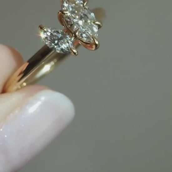 2.5tcw Duet Marquise Toi Et Moi Lab Grown Diamond Ring  Sophisticated -cut diamond ring set in a classic gold band, beautifully neutral-toned nails. A must-have for engagement proposals, high-end jewelry lovers, and wedding occasions. YouTube Amazon Facebook Weather Google Gmail Wordless WhatsApp Web Translate News blog post ring ceremony Article Life Money 2025 design Ring Ceremony Diamond Shape Diamond Ring Surat Diamond India Market Diamond Ring for Her Diamond Ring for Men Diamond Ring Women Engagement 